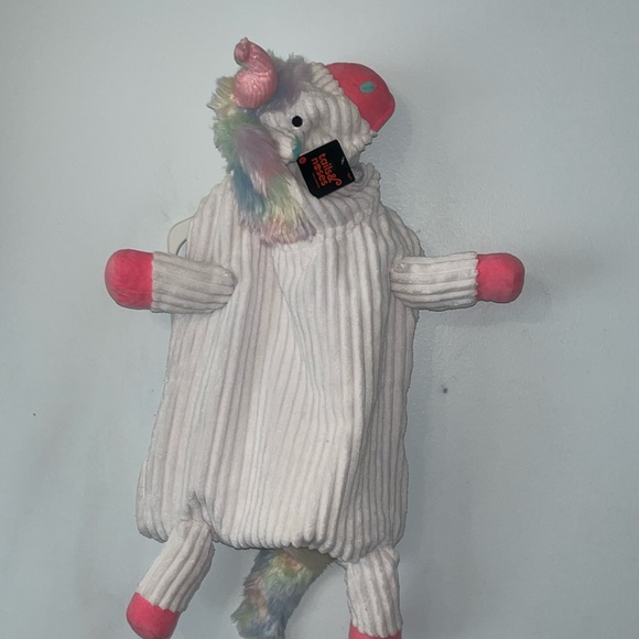 NWT Plush Rainbow Unicorn Halloween Dog Costume Sz Large - Picture 4 of 11